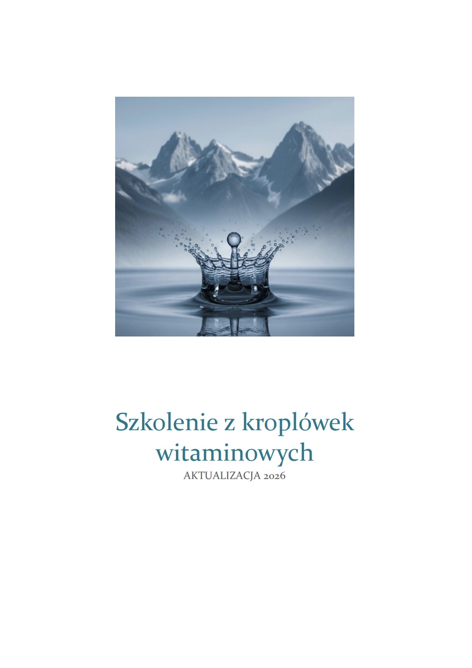 SZKOLENIE z kroplówek witaminowych